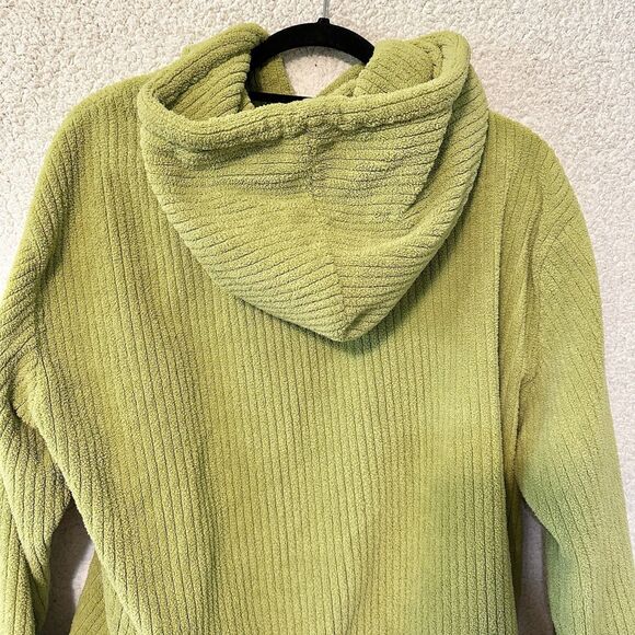 Earthbound Women’s Hoodie Knit Lime Green Size‎ Small Cozycore - Picture 8 of 10